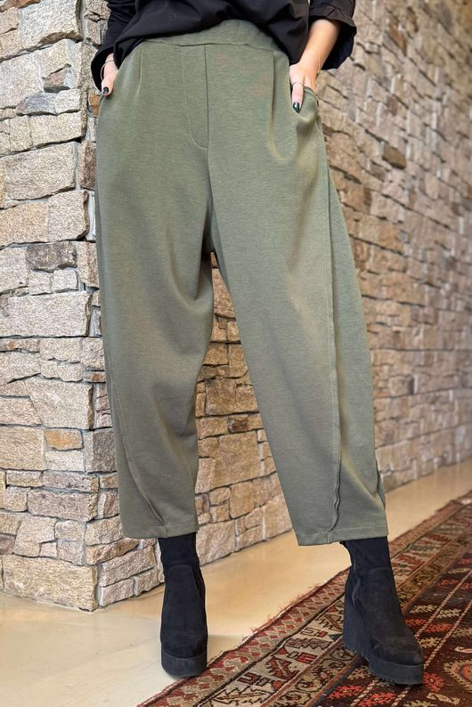 Sola Smart Tech Barrel Pant Khaki